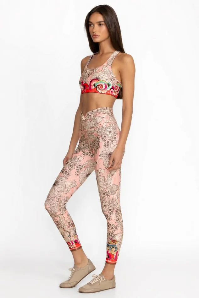 Women MODEY HIGH WAIST TWIST WAISTBAND LEGGING Modey Johnny Was Active Women MODEY HIGH WAIST TWIST WAISTBAND LEGGING Modey Johnny Was Active