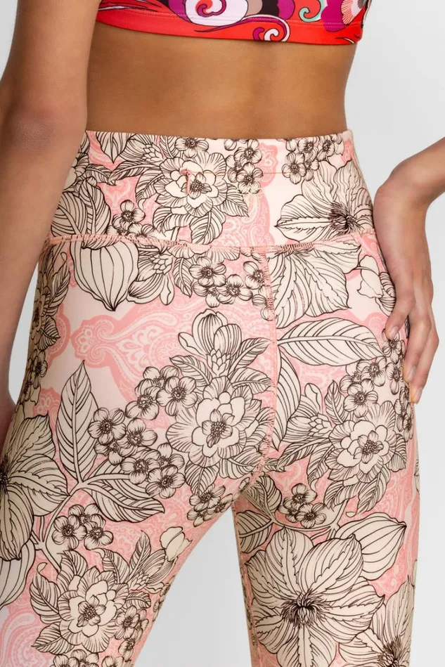 Women MODEY HIGH WAIST TWIST WAISTBAND LEGGING Modey Johnny Was Active Women MODEY HIGH WAIST TWIST WAISTBAND LEGGING Modey Johnny Was Active