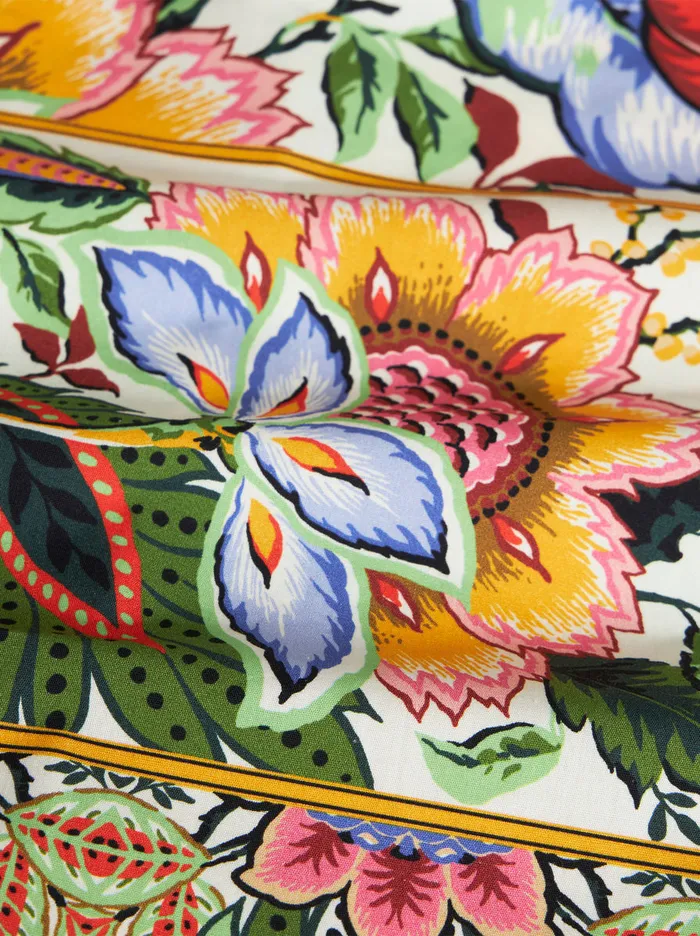 Women Multicoloured Bouquet Blouse Etro Shirts And Blouses