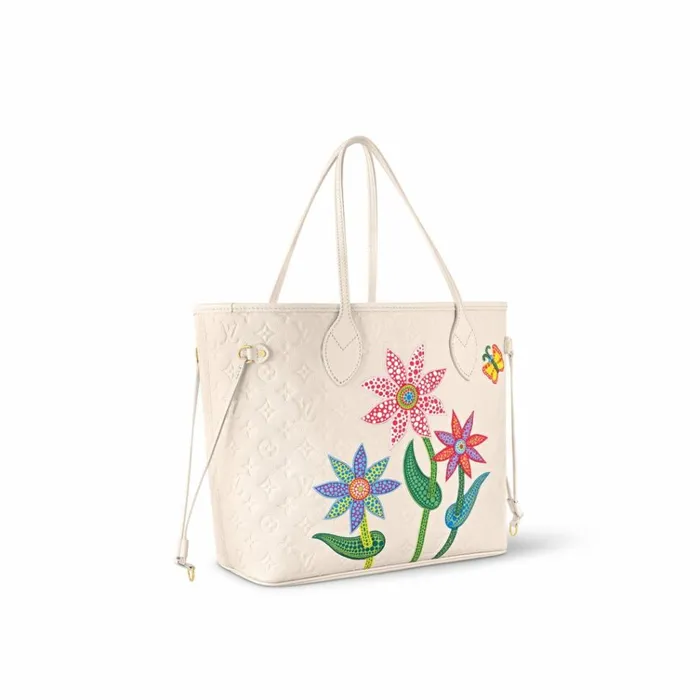 Women Neverfull Bag Louis Vuitton Louis Vuitton LV X YK Neverfull MM M21733 Quartz 8211 Louis Vuitton Handbag Store