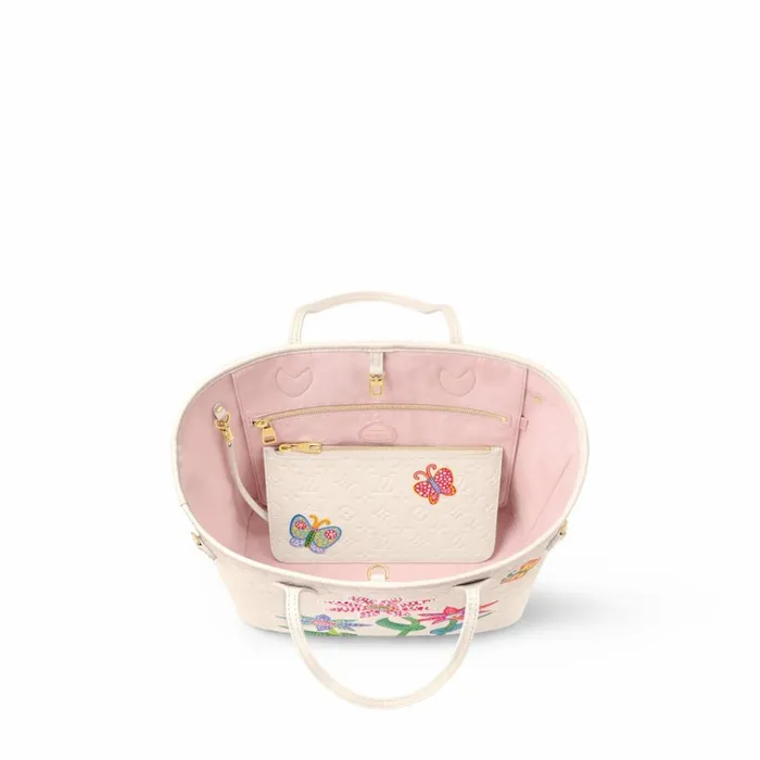 Women Neverfull Bag Louis Vuitton Louis Vuitton LV X YK Neverfull MM M21733 Quartz 8211 Louis Vuitton Handbag Store