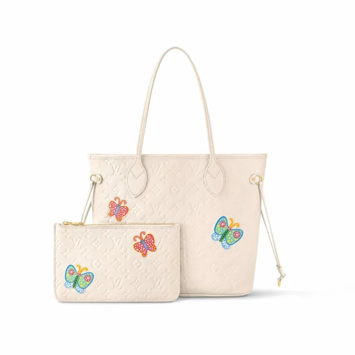 Women Neverfull Bag Louis Vuitton Louis Vuitton LV X YK Neverfull MM M21733 Quartz 8211 Louis Vuitton Handbag Store