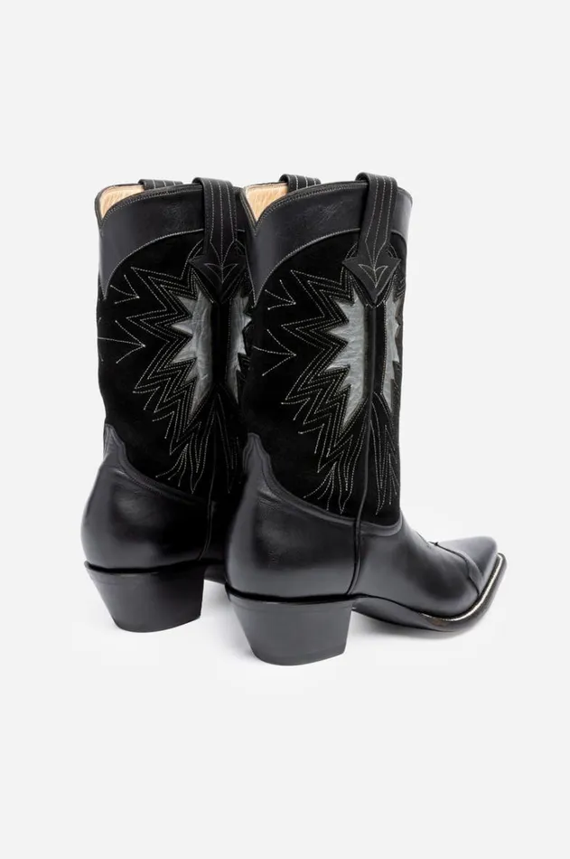 Women Night Sky Cowboy Boot Black Johnny Was Shoes Women Night Sky Cowboy Boot Black Johnny Was Shoes