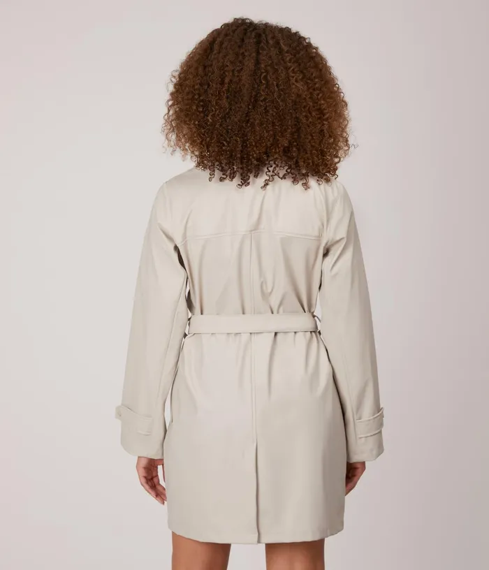 Women Nora WomenS Waterproof Trench Coat Nude Matt and Nat Trench Coats