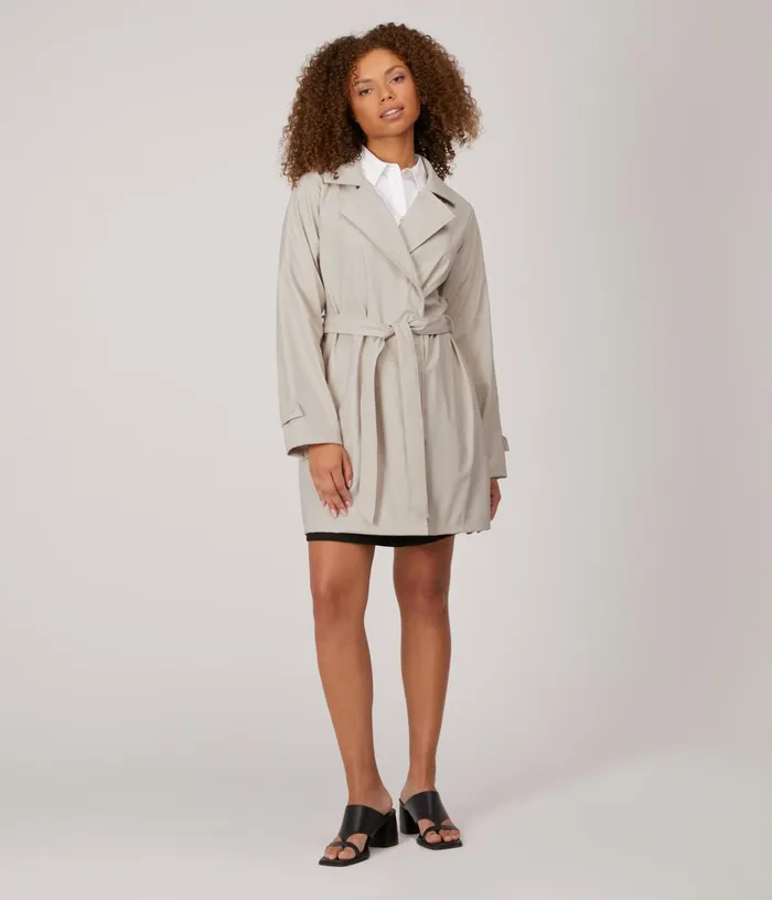 Women Nora WomenS Waterproof Trench Coat Nude Matt and Nat Trench Coats