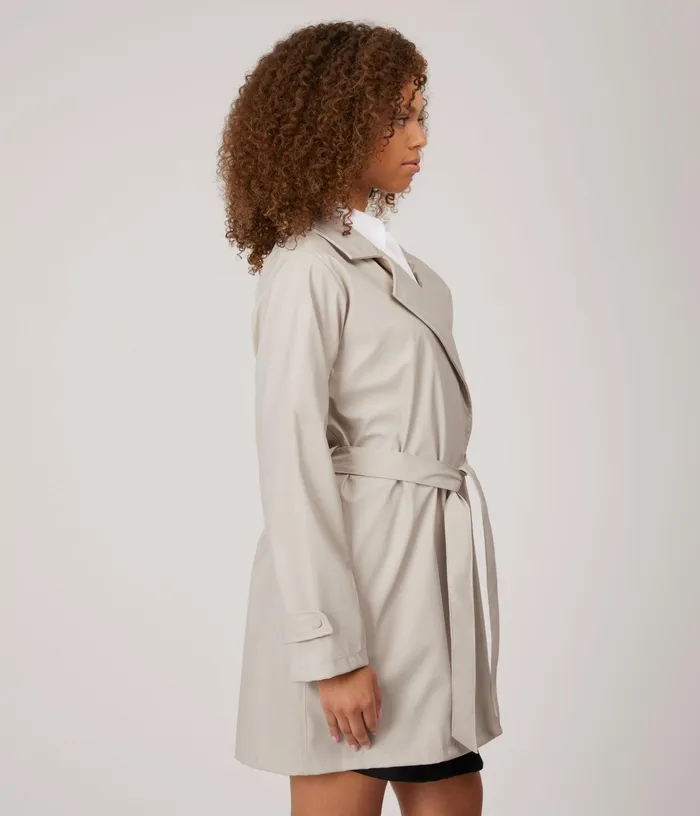 Women Nora WomenS Waterproof Trench Coat Nude Matt and Nat Trench Coats