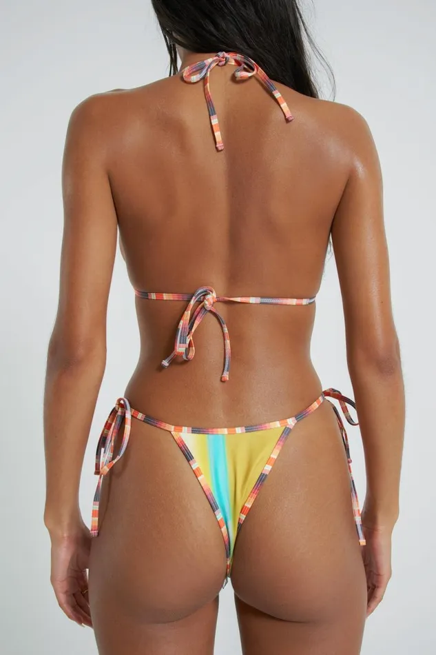 Women Ombre Stripe Micro Bikini Bottoms Jaded London Bikini Bottoms