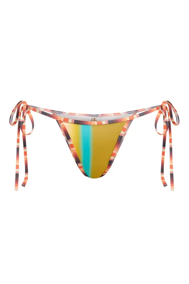 Women Ombre Stripe Micro Bikini Bottoms Jaded London Bikini Bottoms