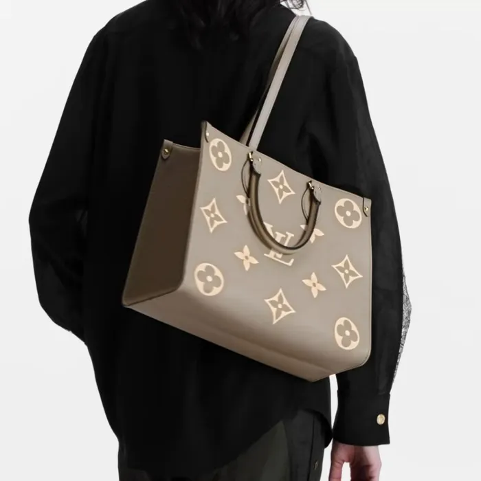 Women Onthego Bag Louis Vuitton Louis Vuitton OnTheGo MM M45494 Dove Cream 8211 Louis Vuitton Handbag Store