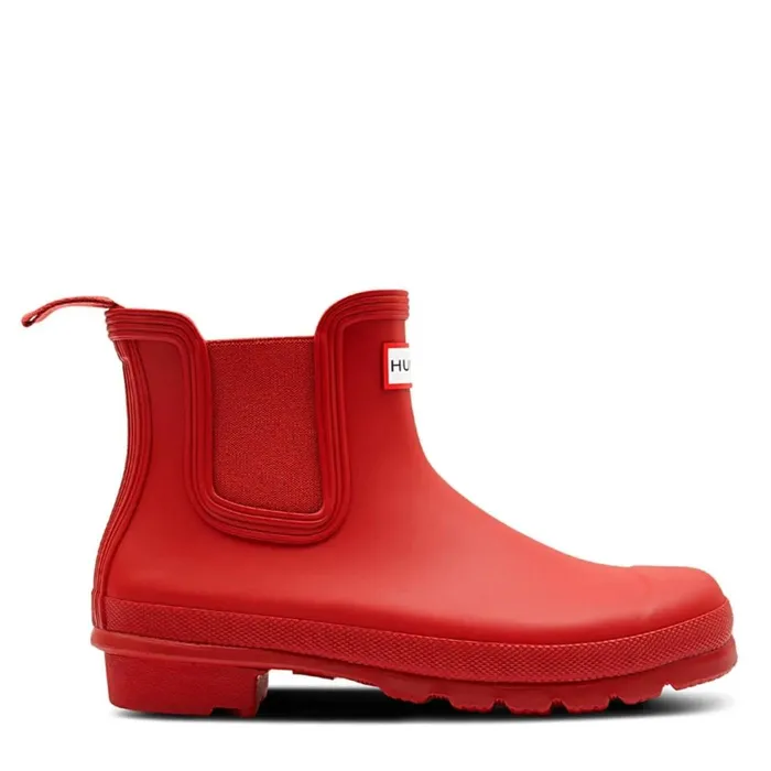 Women Original Chelsea Boots Hunter Boots Original Chelsea Boots 8211 Hunter Boots Military Red