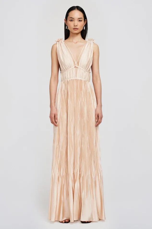 Women Ostara Gown Blush Jonathan Simkhai Dresses and Jumpsuits