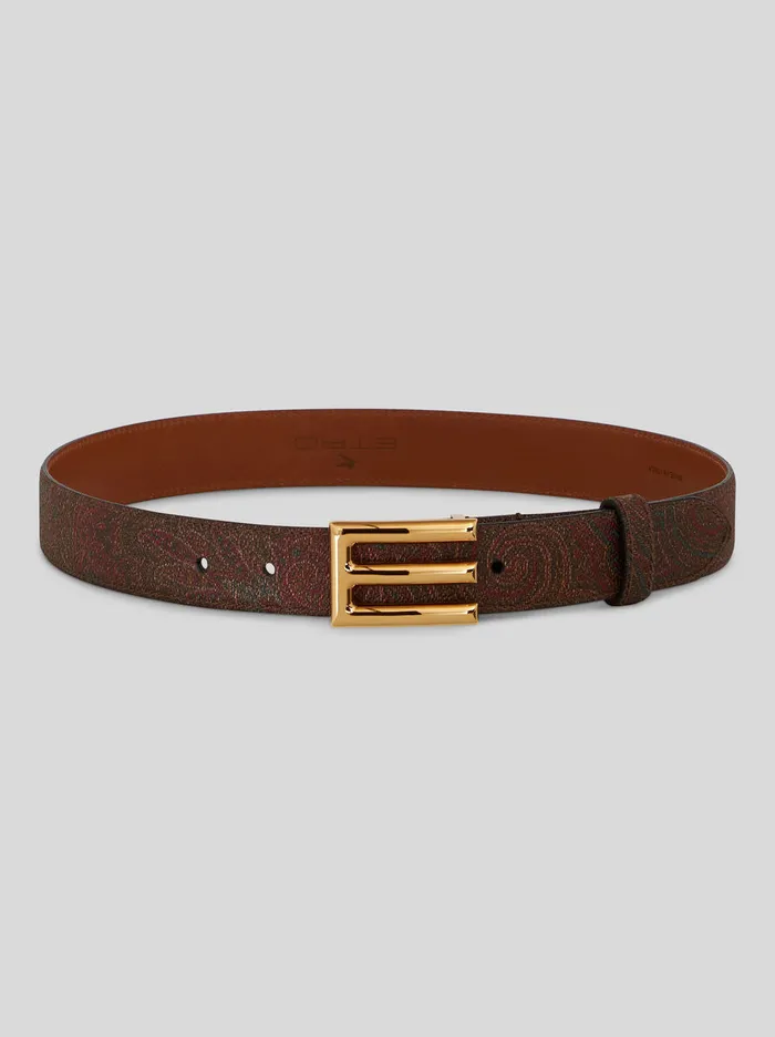 Women Paisley Belt With Buckle Etro Belts