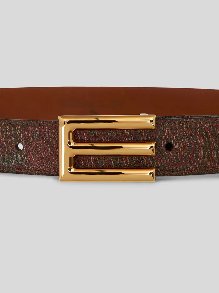 Women Paisley Belt With Buckle Etro Belts