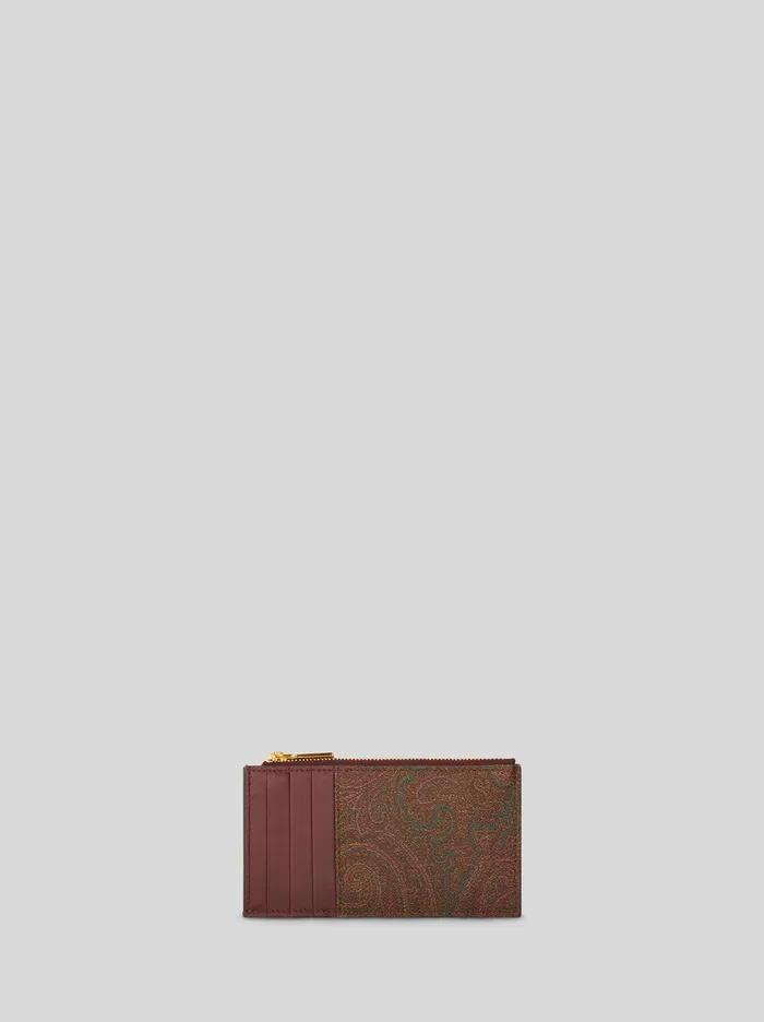 Women Paisley Card Holder Etro Wallets And Credit Card Holder