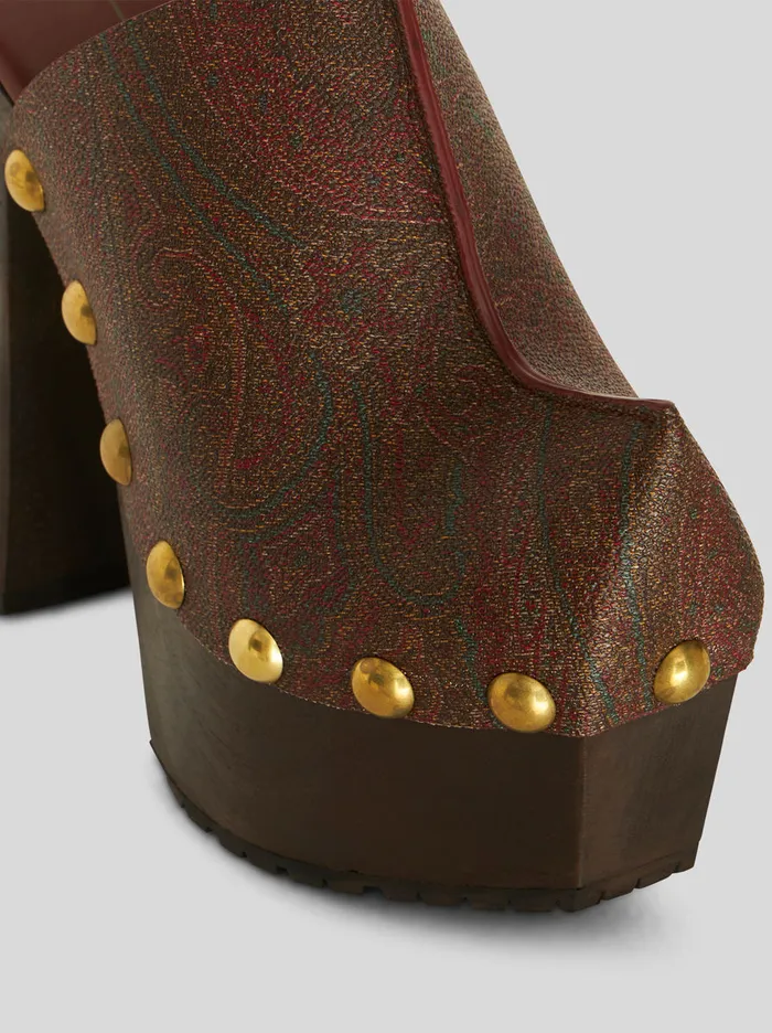 Women Paisley Clogs Etro Sandals And Clogs