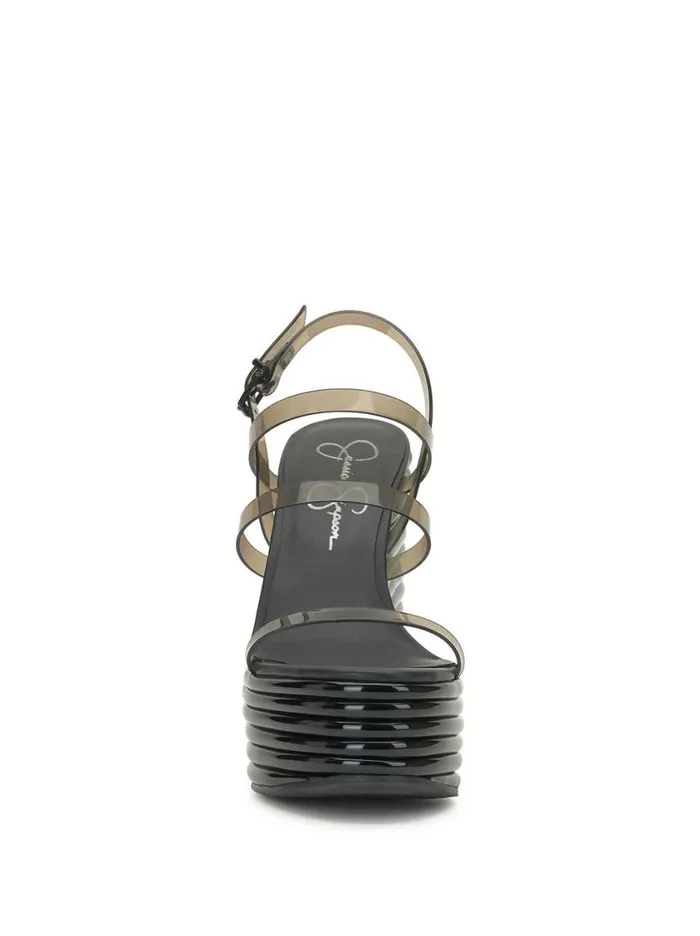 Women Platforms Jessica Simpson Cholena Platform Wedge In Smoke