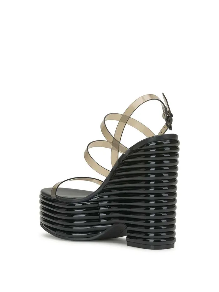 Women Platforms Jessica Simpson Cholena Platform Wedge In Smoke