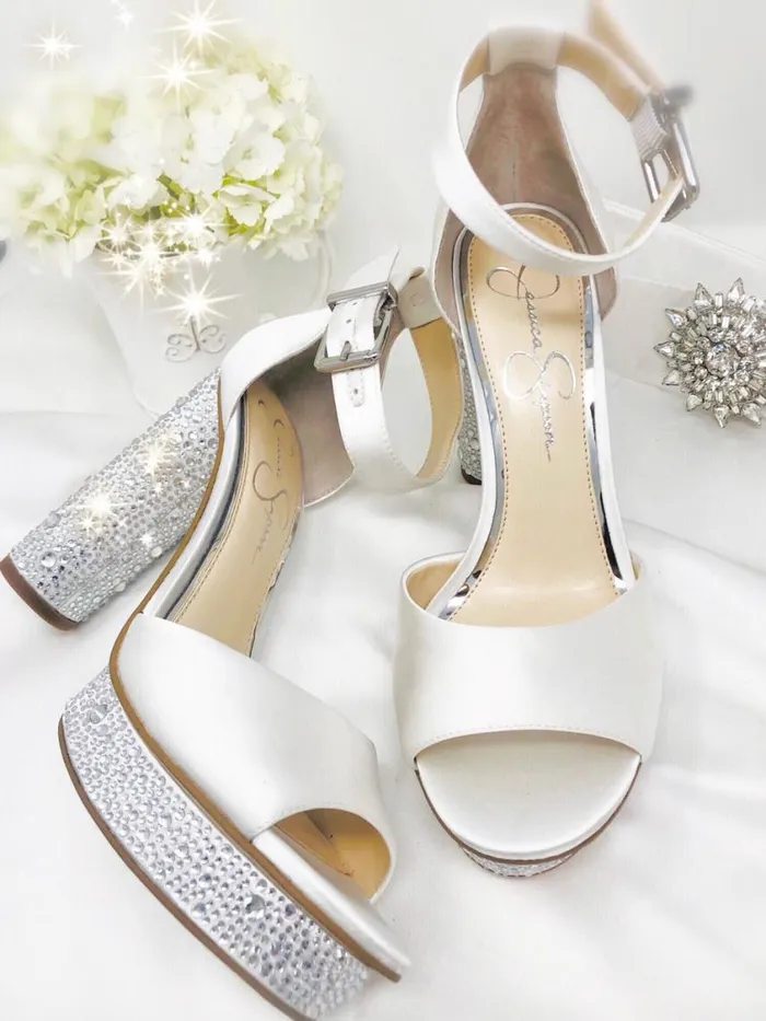 Women Platforms Jessica Simpson Everyn High Heel In White