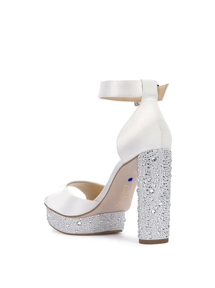 Women Platforms Jessica Simpson Everyn High Heel In White
