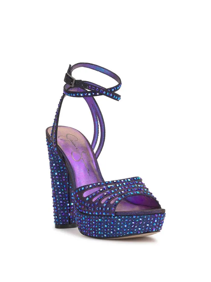 Women Platforms Jessica Simpson Iralin Platform Sandal In Midnight Blue