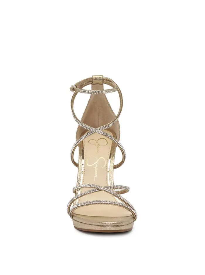 Women Platforms Jessica Simpson Jaeya High Heel In Gold