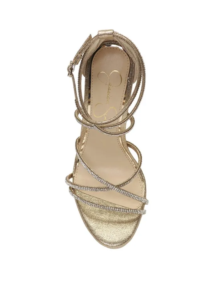 Women Platforms Jessica Simpson Jaeya High Heel In Gold
