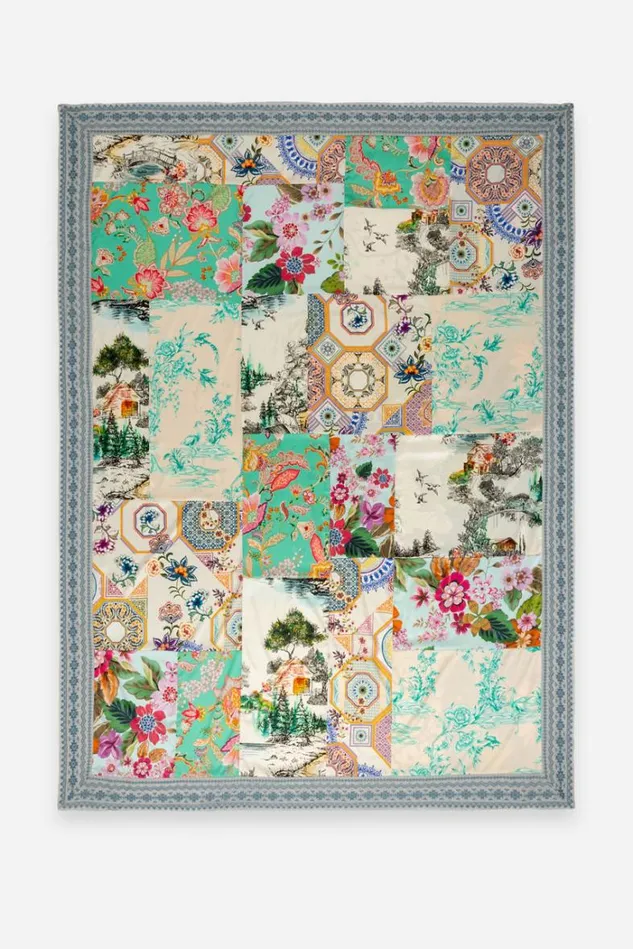 Women PRIBASA PATCHWORK THROW Pribasa Johnny Was Bedding
