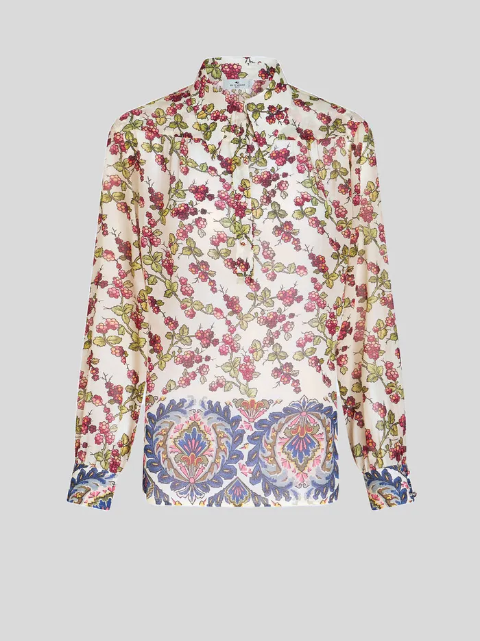 Women Printed Georgette Top Etro Tops