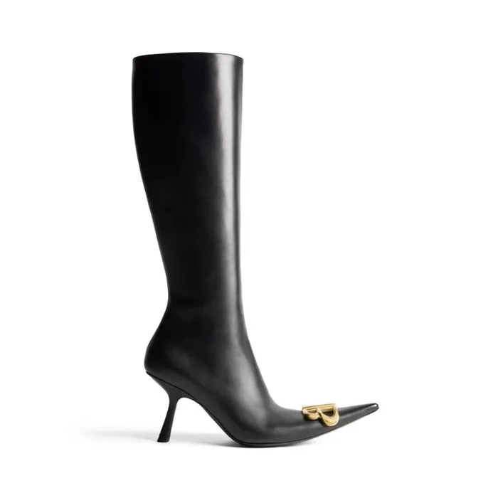 Women Pumps and Heels Balenciaga Flex Bb 90mm Boot In Black