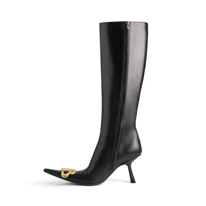 Women Pumps and Heels Balenciaga Flex Bb 90mm Boot In Black