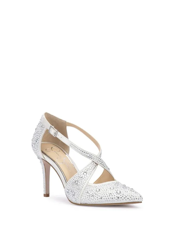 Women Pumps Jessica Simpson Accile High Heel In White