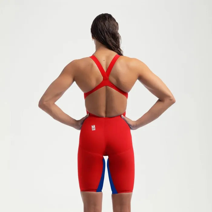 Women Racing Suits Speedo Women039s Fastskin LZR Pure Valor 20 Openback Kneeskin RedBlue Women Racing Suits Speedo Women039s Fastskin LZR Pure Valor 20 Openback Kneeskin RedBlue