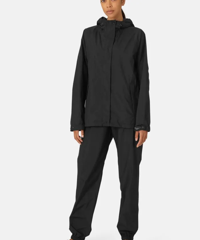 Women Raincoats Ilse Jacobsen Rain Jacket 8211 Black