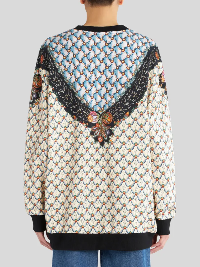 Women Round Neck Printed Sweatshirt Etro Sweatshirts And TShirts