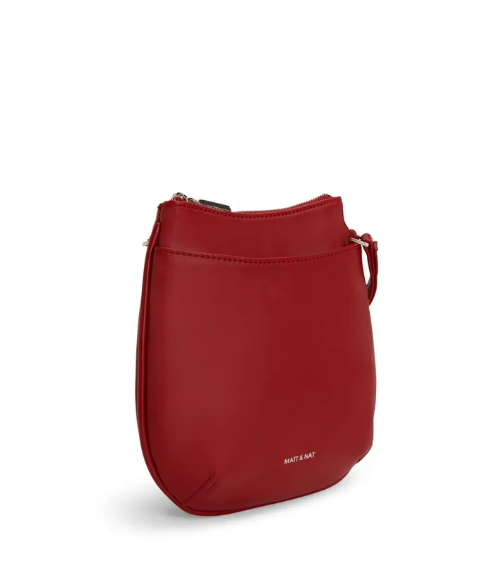 Women Salo Vegan Crossbody Bag 8211 Loom Plum Matt and Nat Crossbody