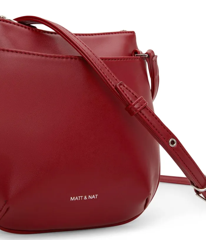 Women Salo Vegan Crossbody Bag 8211 Loom Plum Matt and Nat Crossbody