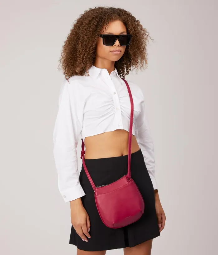 Women Salo Vegan Crossbody Bag 8211 Loom Plum Matt and Nat Crossbody