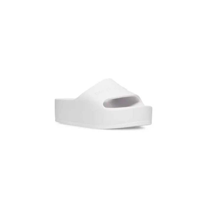 Women Sandals and Mules Balenciaga Chunky Slide Sandal In White