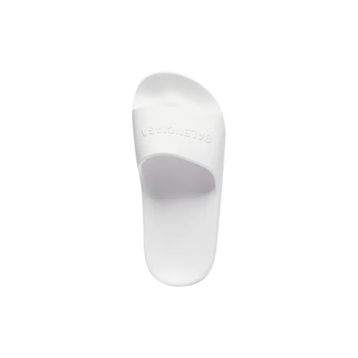 Women Sandals and Mules Balenciaga Chunky Slide Sandal In White