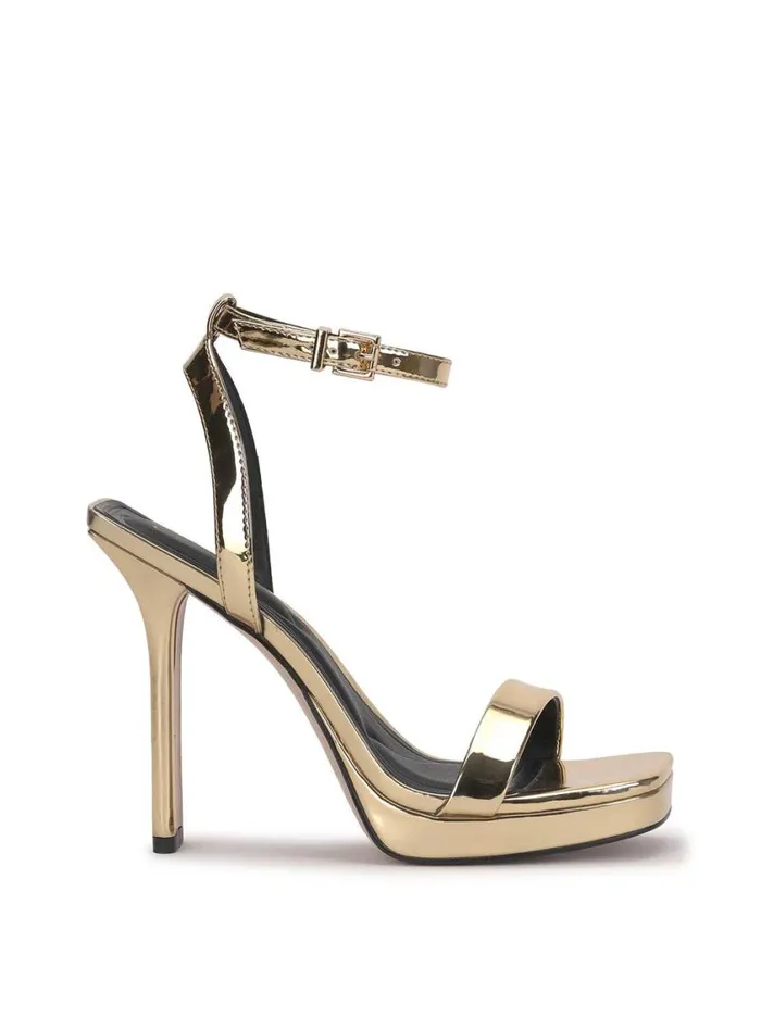 Women Sandals Jessica Simpson Adonia High Heel In Gold