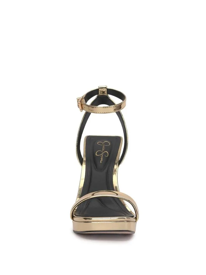 Women Sandals Jessica Simpson Adonia High Heel In Gold