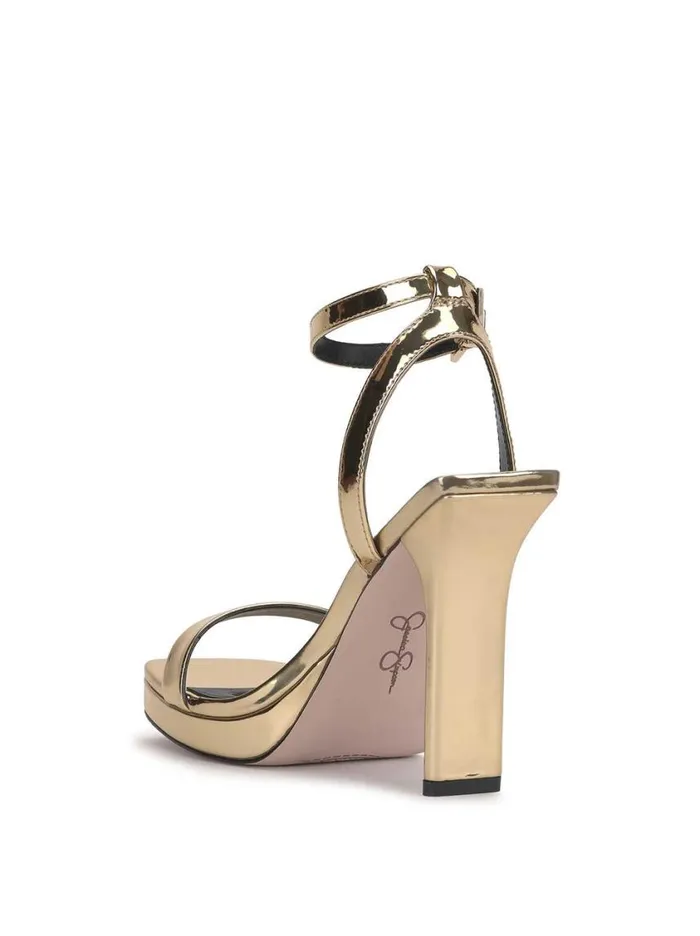 Women Sandals Jessica Simpson Adonia High Heel In Gold