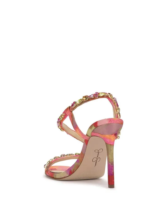 Women Sandals Jessica Simpson Jaycin High Heel In Pink Floral