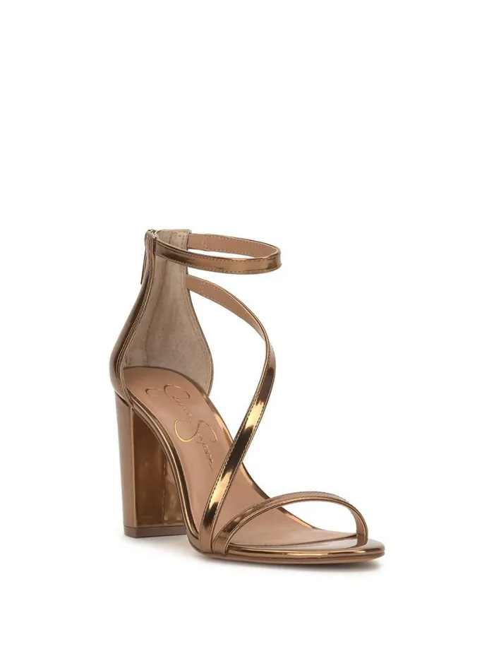 Women Sandals Jessica Simpson Sloyan High Heel Sandal In Bronze