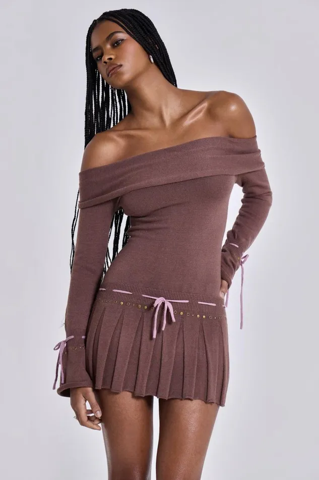 Women Serena Knitted Mini Dress Jaded London Mini Dresses