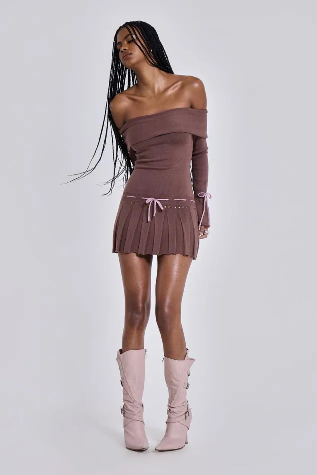 Women Serena Knitted Mini Dress Jaded London Mini Dresses