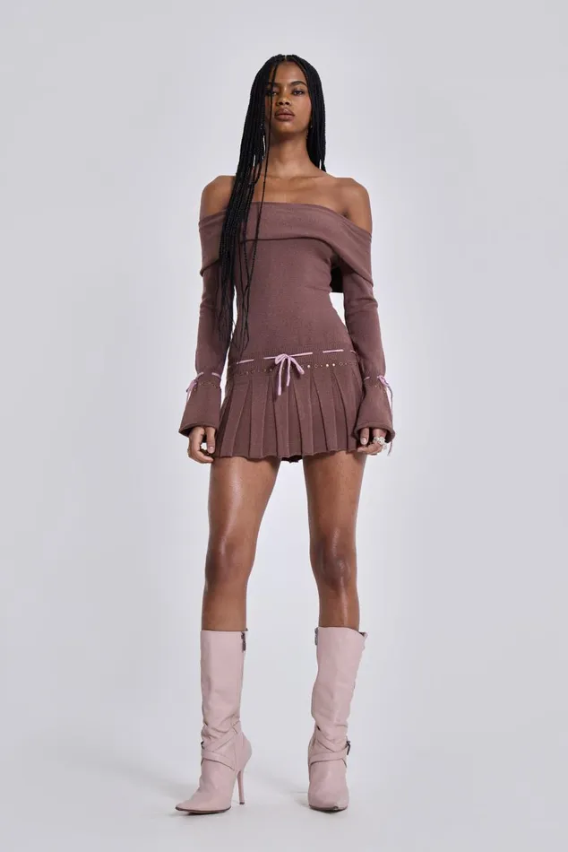Women Serena Knitted Mini Dress Jaded London Mini Dresses