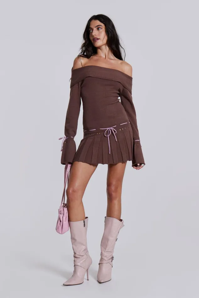 Women Serena Knitted Mini Dress Jaded London Mini Dresses