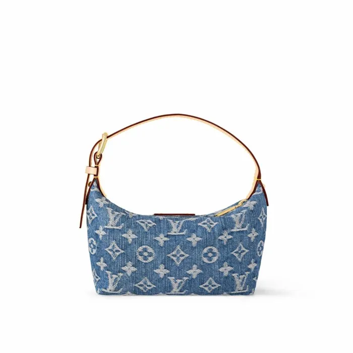 Women Shoulder and Totes Louis Vuitton Louis Vuitton M82949 Hills Pochette Denim Blue 8211 Louis Vuitton Handbag Store