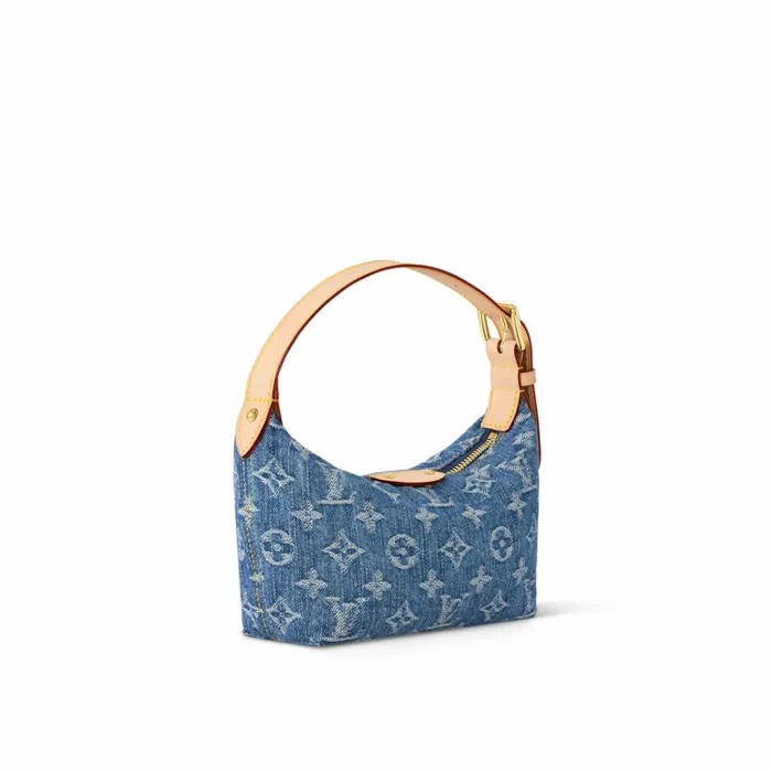Women Shoulder and Totes Louis Vuitton Louis Vuitton M82949 Hills Pochette Denim Blue 8211 Louis Vuitton Handbag Store